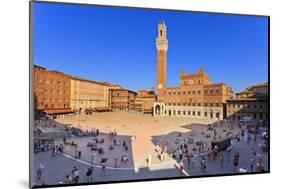 Italy, Tuscany, Siena District, Siena. Piazza Del Campo. the Square.-Francesco Iacobelli-Mounted Photographic Print