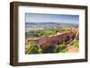 Italy, Tuscany, Siena district, Val di Chiana, Montepulciano, view from ramparts-Michele Falzone-Framed Photographic Print