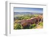 Italy, Tuscany, Siena district, Val di Chiana, Montepulciano, view from ramparts-Michele Falzone-Framed Photographic Print