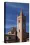 Italy, Tuscany. The Abbazia di Monte Oliveto Maggiore, one of the rural monasteries in Tuscany.-Julie Eggers-Stretched Canvas