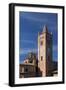 Italy, Tuscany. The Abbazia di Monte Oliveto Maggiore, one of the rural monasteries in Tuscany.-Julie Eggers-Framed Photographic Print