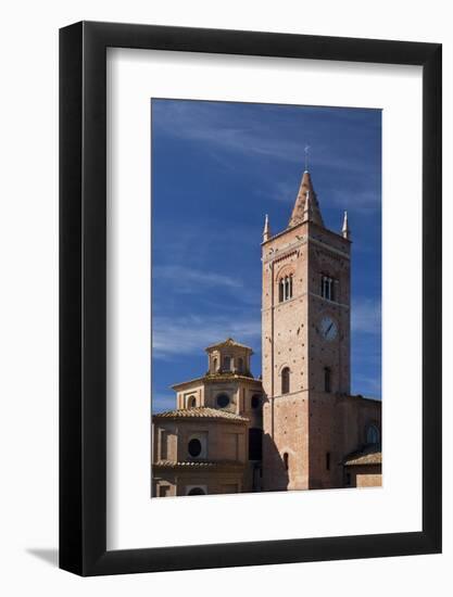 Italy, Tuscany. The Abbazia di Monte Oliveto Maggiore, one of the rural monasteries in Tuscany.-Julie Eggers-Framed Photographic Print