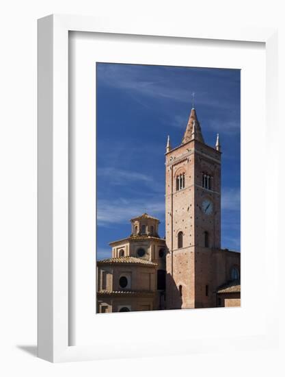 Italy, Tuscany. The Abbazia di Monte Oliveto Maggiore, one of the rural monasteries in Tuscany.-Julie Eggers-Framed Photographic Print