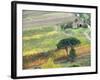 Italy, Tuscany. Vineyard and Trees in the Chianti Region-Julie Eggers-Framed Photographic Print