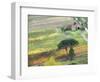 Italy, Tuscany. Vineyard and Trees in the Chianti Region-Julie Eggers-Framed Photographic Print