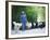 Italy, Umbria, Campi, a Shepherd Bringing His Flock Down from the Hills, with the Help of His Dogs-Katie Garrod-Framed Photographic Print