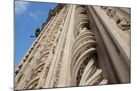 Italy, Umbria, Orvieto. Facade detail of The Cathedral of Orvieto-Cindy Miller Hopkins-Mounted Photographic Print