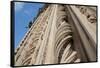 Italy, Umbria, Orvieto. Facade detail of The Cathedral of Orvieto-Cindy Miller Hopkins-Framed Stretched Canvas