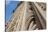 Italy, Umbria, Orvieto. Facade detail of The Cathedral of Orvieto-Cindy Miller Hopkins-Stretched Canvas
