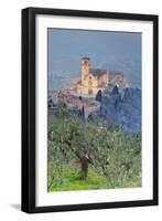 Italy, Umbria, Perugia District, Assisi, Basilica of San Francesco.-Francesco Iacobelli-Framed Premium Photographic Print