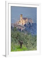 Italy, Umbria, Perugia District, Assisi, Basilica of San Francesco.-Francesco Iacobelli-Framed Premium Photographic Print