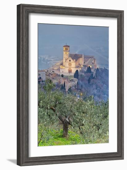 Italy, Umbria, Perugia District, Assisi, Basilica of San Francesco.-Francesco Iacobelli-Framed Photographic Print