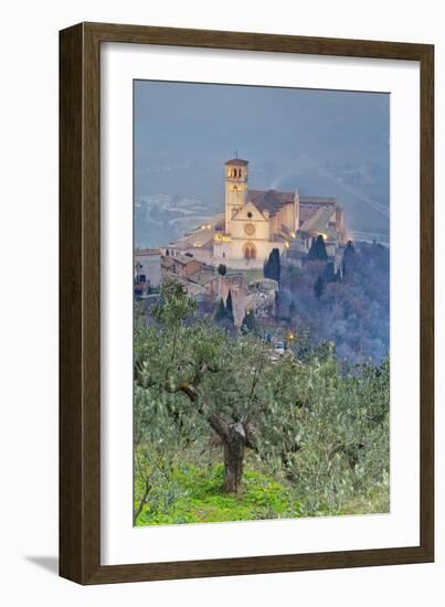 Italy, Umbria, Perugia District, Assisi, Basilica of San Francesco.-Francesco Iacobelli-Framed Photographic Print