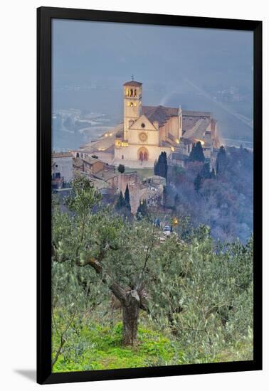 Italy, Umbria, Perugia District, Assisi, Basilica of San Francesco.-Francesco Iacobelli-Framed Photographic Print