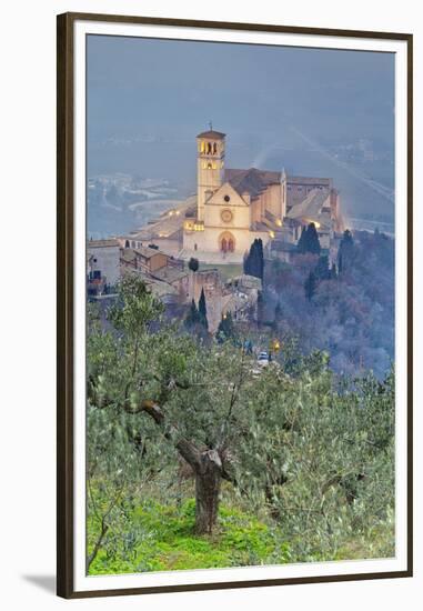 Italy, Umbria, Perugia District, Assisi, Basilica of San Francesco.-Francesco Iacobelli-Framed Premium Photographic Print