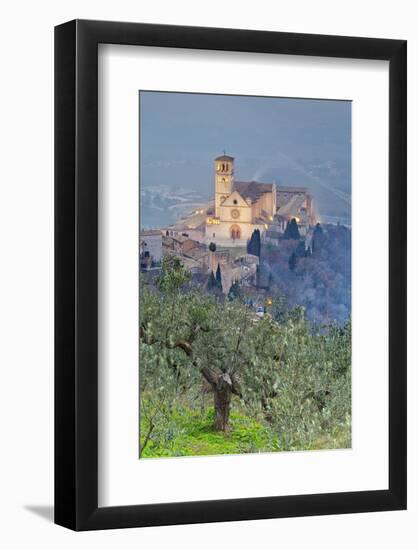 Italy, Umbria, Perugia District, Assisi, Basilica of San Francesco.-Francesco Iacobelli-Framed Photographic Print