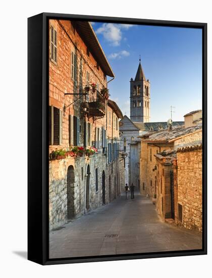 Italy, Umbria, Perugia District, Assisi, Basilica of Santa Chiara-Francesco Iacobelli-Framed Stretched Canvas