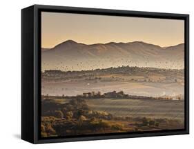 Italy, Umbria, Perugia District, Autumnal Countryside Near Montefalco-Francesco Iacobelli-Framed Stretched Canvas