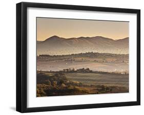 Italy, Umbria, Perugia District, Autumnal Countryside Near Montefalco-Francesco Iacobelli-Framed Photographic Print