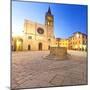 Italy, Umbria, Perugia District, Bevagna, Piazza Silvestri and San Michele Cathedral-Francesco Iacobelli-Mounted Photographic Print