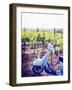 Italy, Umbria, Perugia District, Montefalco, Vespa Scooter in Vineyard-Francesco Iacobelli-Framed Photographic Print