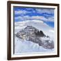 Italy, Umbria, Perugia District, Monti Sibillini Np, Norcia, Castelluccio Di Norcia in Winter.-Francesco Iacobelli-Framed Photographic Print