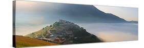 Italy, Umbria, Perugia District, Monti Sibillini Np, Norcia, Castelluccio-Francesco Iacobelli-Stretched Canvas