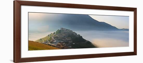 Italy, Umbria, Perugia District, Monti Sibillini Np, Norcia, Castelluccio-Francesco Iacobelli-Framed Photographic Print