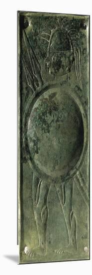 Italy, Veneto, Coldevigo, Votive Bronze Plaquette with Figure of Warrior-null-Mounted Giclee Print