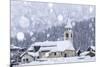 Italy, Veneto, Dolomites, Winter in Sappada-Anne Maenurm-Mounted Photographic Print