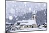 Italy, Veneto, Dolomites, Winter in Sappada-Anne Maenurm-Mounted Photographic Print