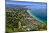 Italy, Veneto, Lake Garda, Bardolino, Townscape, Lakeside, View from Mesa Rocca Vecchia-Udo Siebig-Mounted Photographic Print