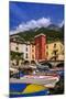 Italy, Veneto, Lake Garda, Cassone Di Malcesine, Harbour Against Monte Baldo-Udo Siebig-Mounted Photographic Print