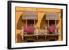 Italy, Veneto, Lake Garda, Garda, Lakeside Promenade, House Facade-Udo Siebig-Framed Photographic Print