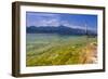 Italy, Veneto, Lake Garda, Torri Del Benaco, Lakeside Promenade-Udo Siebig-Framed Photographic Print