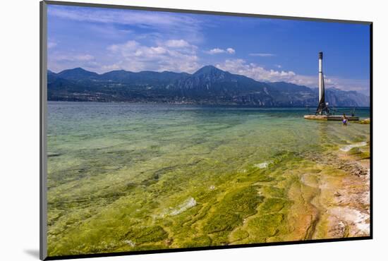 Italy, Veneto, Lake Garda, Torri Del Benaco, Lakeside Promenade-Udo Siebig-Mounted Photographic Print