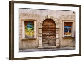 Italy, Veneto, Lake Garda, Torri Del Benaco, Old Town-Udo Siebig-Framed Photographic Print