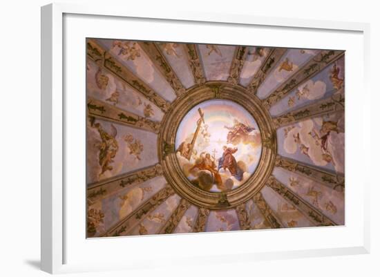 Italy, Veneto, Padua. the Painted Vault of the Church of San Gaetano.-Ken Scicluna-Framed Photographic Print