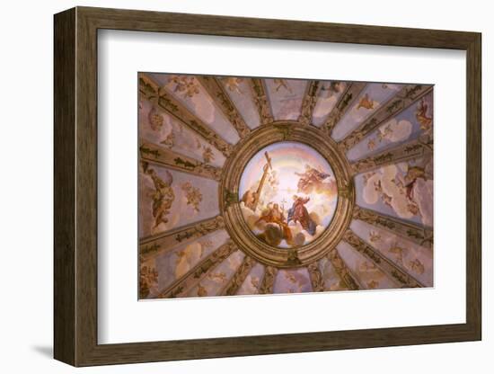 Italy, Veneto, Padua. the Painted Vault of the Church of San Gaetano.-Ken Scicluna-Framed Photographic Print