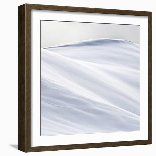 Italy, Veneto, Snow Forms-Luciano Gaudenzio-Framed Photographic Print