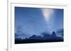 Italy, Veneto, Sunrise on the Cimon Della Pala, Pale Di San Martino Group-Samuel Pradetto-Framed Photographic Print