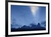 Italy, Veneto, Sunrise on the Cimon Della Pala, Pale Di San Martino Group-Samuel Pradetto-Framed Photographic Print