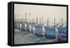 Italy, Veneto, Venezia District, Venice. Gondolas.-Francesco Iacobelli-Framed Stretched Canvas