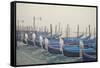 Italy, Veneto, Venezia District, Venice. Gondolas.-Francesco Iacobelli-Framed Stretched Canvas