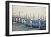 Italy, Veneto, Venezia District, Venice. Gondolas.-Francesco Iacobelli-Framed Photographic Print