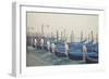 Italy, Veneto, Venezia District, Venice. Gondolas.-Francesco Iacobelli-Framed Photographic Print