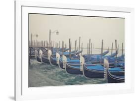 Italy, Veneto, Venezia District, Venice. Gondolas.-Francesco Iacobelli-Framed Photographic Print