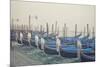 Italy, Veneto, Venezia District, Venice. Gondolas.-Francesco Iacobelli-Mounted Photographic Print