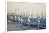 Italy, Veneto, Venezia District, Venice. Gondolas.-Francesco Iacobelli-Framed Photographic Print