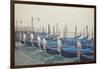 Italy, Veneto, Venezia District, Venice. Gondolas.-Francesco Iacobelli-Framed Photographic Print